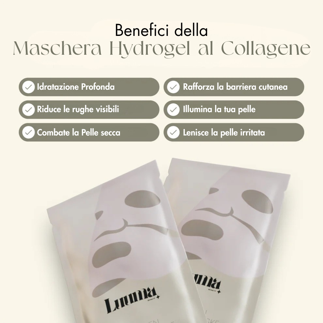 Maschera al Bio-Collagene - Riduci Rughe e Imperfezioni del 75% dopo 1 trattamento