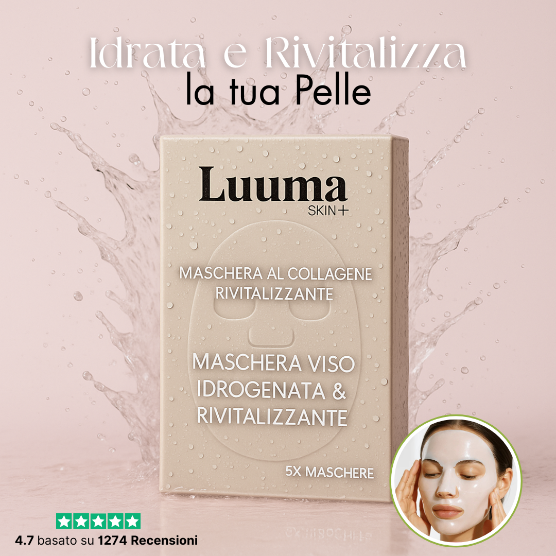 Maschera al Bio-Collagene - Riduci Rughe e Imperfezioni del 75% dopo 1 trattamento